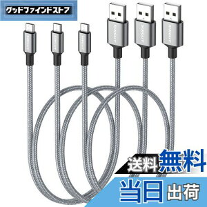 yzSUNGUY Micro USBP[u 0.5M y3{gz }CNusbP[u AhCh Micro-B QC3.0/2.0 2.4A}[d USB2.0f[^] ϋviC Galaxy S7/S6/S4AMotorola Moto G4/G5S/E4ALG V10/G4/Stylo 3 Pl