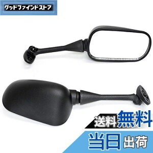 【送料無料】Szmsmy バイク スクエア カウル ミラー 左右 セット 汎用 CBR600RR CBR1000RR(ブラック CBR VRT)