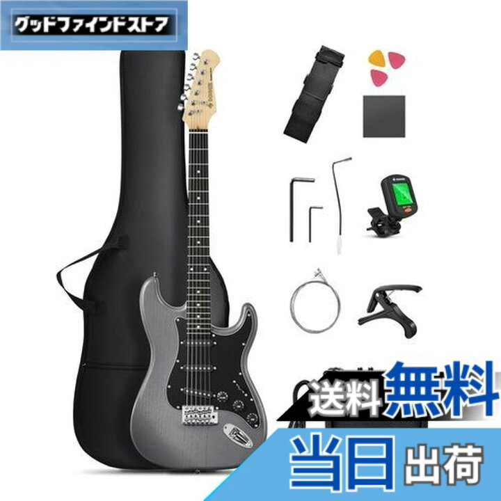 楽天市場】【送料無料】Donner エレキギター 初心者セット STタイプ 
