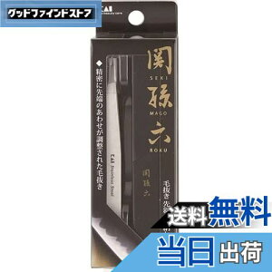 【送料無料】貝印 KAI 関孫六 毛抜き 先斜 収納ケース付き シルバー ピンセット用 ムダ毛 HC1806