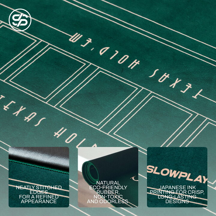 楽天市場】【送料無料】SLOWPLAY Nash ポーカーマット テキサス 