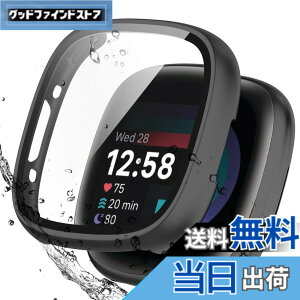 �y���������zBOOLINN For Fitbit sense2 �J�o�[/Fitbit versa4 �J�o�[ 3D���p�G�b�W �����^ PC+�K���X�f�� ��̌^ �t�@�[�E�F fitbit sense2 �P�[�X/fitbit versa4 �P�[�X �Ή� �����ߗ� �L�Y�h�~ �w��h�~ �ȒP��