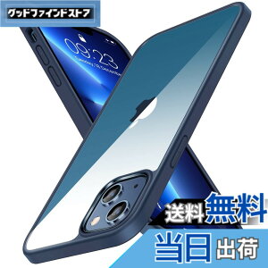 �y���������zTENDLIN iPhone 13 �p �P�[�X ���ϖh�~ �N���A PC�w�� ���^ �y�� �A�C�t�H�� 13 �p �J�o�[ 6.1 �C���` �P�[�X�i�u���[�j