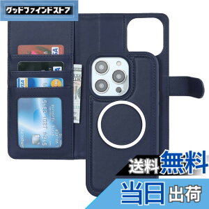 �y���������zPelanty for iPhone 13 Pro �P�[�X�蒠�^ Magsafe�Ή����C�����X�[�d for iPhone13 Pro 2in1������ �g�уJ�o�[ PU���U�[+TPU ���z�^�J�o�[ �}�O�l�b�g ���O�����R ���p2way ���K����D���� �J�[