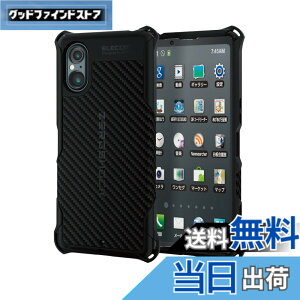 �y���������z�G���R�� Xperia 5 V SO-53D SOG12 �P�[�X �ϏՌ� ZEROSHOCK �l�p�_���p�[ �n�j�J���\�� �O���b�v�e�N�X�`���[ �X�g���b�v�z�[���t�� �u���b�N PMWX233ZEROGBK