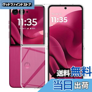 �y���������zFor Motorola moto Razr 60 Ultra �P�[�X �N���A PC�f�� �ϏՌ� �Ռ��z�� �S�ʕی� ���^ �y�� Greerass �ی�P�[�X �\�t�g�J�o�[ ����~�� ���΂ݖh�~ �w��h�~ ���� �ϋv �C���X�g�[���ȒP