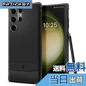 yzSpigen Galaxy S23 Ultra P[X ϏՌ [ SC-52D | SCG20 ] TPU \tgP[X ČRMILKi擾 ϏՌ h~ Jی Qi[d CX[d MbhEA[}[ ACS05613 (}bgEubN)