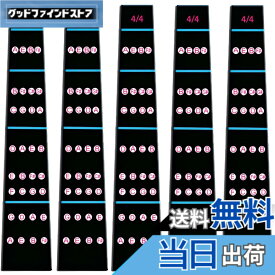 【送料無料】fogman バイオリン 指板 シール 音階 ポジション 4/4 初心者 練習用 5枚セット
