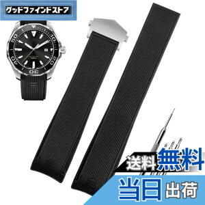 �y���������z[HEYOZURY] TAG HEUER �x���g ���o�[ ���v�o���h 22mm �V���R�� �_�炩�� �r���v�x���g �r���v�o���h D�o�b�N���� �r���v�o���h TAG HEUER (�^�O�z�C���[) �Ή� �����t�������x���g�H��t