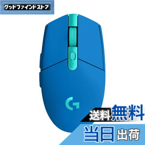 �y���������zLogicool G �Q�[�~���O�}�E�X G304 LIGHTSPEED ���C�����X �}�E�X G304-BL �y�� 99g HERO 12K�Z���T�[ 6�v���O�����{�^�� 250���ԘA���g�p�\ �u���[ PC windows mac �������K�i �y �t�@�C�i���t