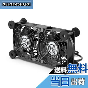 �y���������zELUTENG USB�t�@�� 8cm 2�A ��p�t�@�� �ɏՃp�b�h�t�� �É� ��@ ���u���� 3�i�K���ʒ��� ���� �������ʎ��� ��p�N�[���[ ���^ �����@ ������ 5V �_�u�� 2750RPM x 2 ���^ PC/PS5 / PS4 / 
