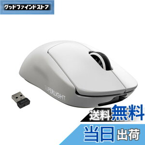 �y���������zLogicool G PRO X SUPERLIGHT ���C�����X �Q�[�~���O�}�E�X G-PPD-003WL-WH �y�� 63g���� LIGHTSPEED HERO 25K�Z���T�[ POWERPLAY ���� �[�d �Ή� �Q�[�~���O �}�E�X �z���C�g PC windows �������K�i
