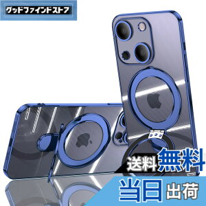 �y���������zJOOBOY iPhone 15 Plus �p �P�[�X MagSafe�Ή� �N���A �����O�t�� ���b�L�d�グ �����Y�J�o�[�t�� �\�t�gTPU �ϏՌ� ���ɋ����w�� ���C�����X�[�d �X�g���b�v�z�[���t�� �A�C�t�H��15�v��