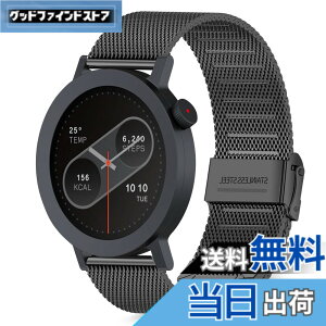 �y���������z[HeeNia] �o���h CMF by Nothing Watch Pro 3/CMF by Nothing Watch Pro 2 �Ή� �����x���g �X�e�����X�� �ւ��x���g �������߉\ �j�����p �����o���h (�u���b�N)
