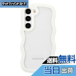 【送料無料】QLTYPRI Galaxy S24 ケースクリア SC-51E / SCG25 TPU バンパー ウェーブ おしゃれ 韓国 可愛い ケース 透明 薄型 軽量 耐衝撃 スマホケース ワイヤレス充電対応 ストラップホール付き ギャ