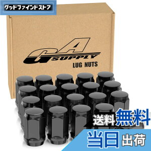 �y���������zGAsupply �z�C�[���i�b�g M12 x P1.25 �e�[�p�[��60° ����35mm �X�`�[���� ���O�i�b�g 19HEX �j�b�T���E�X�o���E�X�Y�L�̕��ʎԂƌy�����ԂɓK�p 20�Z�b�g �u���b�N