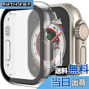 �y���������zULOE �Ή� Apple Watch Ultra 3 (2025) / Ultra 2 / Ultra 49mm �p �P�[�X, �Ή��A�b�v���E�H�b�` Ultra 3 / Ultra 2 / Ultra 49mm �ی�J�o�[ �����^ �����ߗ� ���h�~ �K���X�t�B���� ��̌^ PC�f�ޑS�ʕ�