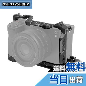 �y���������zSmallRig �J�����P�[�W�L�b�g Sony�Ή� Alpha 7C II/Alpha 7CR�Ή� �A���J�N�C�b�N�����[�X�v���[�g���� �g���� �ꕔ1/4�h-20��M2.5�l�W�ŌŒ� �r�f�I�J�����P�[�W 4422