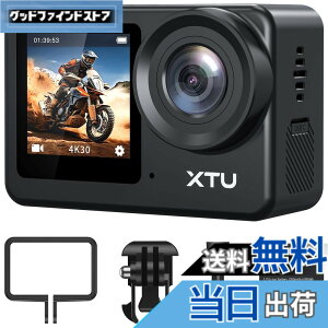�y���������zXTU S6 �A�N�V�����J���� 4K 20MP�yAmbarella H22 CPU&SONY IMX386 �Z���T�[�z�A�N�V�����J�� SuperSmooth��Ԃ�␳4.0 �X�|�[�c�J���� �O���}�C�N�Ή� �c�����B�e WiFi���� �������� HDMI�o�� 8�{