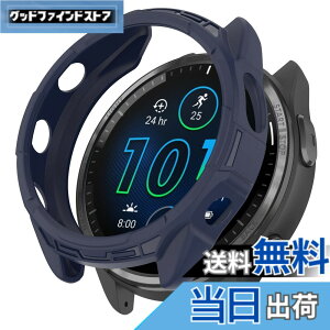 �y���������z�mRuenTech�n�Ή�GARMIN Forerunner 965�P�[�X �ی�P�[�X Garmin Forerunner 965�p�J�o�[ 6�F�I �\�t�g�V���R���� �v���e�N�^�[�J�o�[ �ϏՌ� �y�� ���t���ȒP