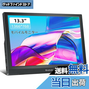 �y���������z13.3 �C���` ���o�C�����j�^�[ Bnztruk ���^ �y�� HD 1366x768 PC 16:9���j�^�[ HDMI�|�[�g�����݊��� �m�[�g�p�\�R�� Laptop Raspberry Pi 4B/3B+/3B PC Computer PS4 PS5
