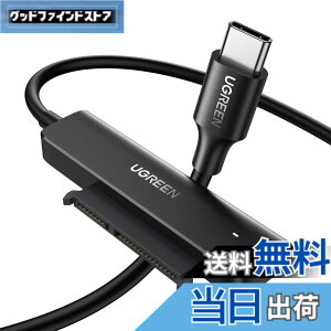 �y���������zUGREEN SATA USB �ϊ��P�[�u�� 2.5�C���` �ϊ��A�_�v�^ 2.5�C���` SATA3 SSD HDD�̂ݑΉ� USB-C �ڑ� 10TB��e�ʑΉ� USB3.0 UASP�Ή� 5Gbps�]�����x MacBook Pro/Air�ȂǂɑΉ� �y3.5�C���`HDD�Ή��s��