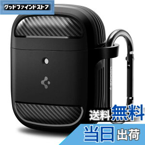 �y���������zSpigen Pixel Buds A-Series �P�[�X �ϏՌ� PC TPU ��d�\�� ���C�����X�[�d �Ή� �J���r�i �����O�t�� �y�� �L�Y�h�~ �Ռ� �z�� �V���v�� ���M�b�h�E�A�[�}�[ ASD01344 (�u���b�N)