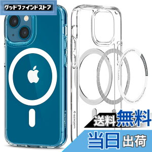 �y���������zSpigen iPhone13Mini�P�[�X MagSafe �}�O�l�b�g���� �ϏՌ� �ČRMIL�K�i�擾 2�d�\�� ���菝�h�~ �}�O�Z�[�t �K�p�J�o�[ ���C�����X�[�d�Ή� �E���g���E�n�C�u���b�h �}�O ACS03322 (�z���C