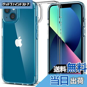 �y���������zSpigen iPhone13Mini�P�[�X ���� �ϏՌ� �ČRMIL�K�i�擾 TPU �o���p�[�P�[�X 2�d�\�� ���菝�h�~ ���ϗ}�� ���C�����X�[�d�Ή� �E���g���E�n�C�u���b�h ACS03317 (�N���X�^���E�N���A)