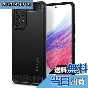 �y���������zSpigen Galaxy A53 5G �P�[�X �ϏՌ� [ SC-53C | SCG15 ] ����2.2mm ����~�� �����₷�� TPU �ČRMIL�K�i�擾 ���^ �y�� ���C�����X�[�d�Ή� ���M�b�h�E�A�[�}�[ ACS04159 (�}�b�g�E�u���b�N)