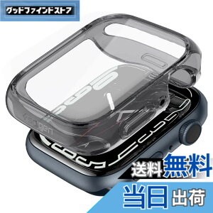 �y���������zSpigen Apple Watch �P�[�X 45mm �y Apple Watch 9 / 8 / 7 �Ή� �z ���� �Ռ� �z�� TPU PC ���� �N���A ���^ �J�o�[ �E���g���E�n�C�u���b�h ACS04612 (�X�y�[�X�E�N���X�^��)