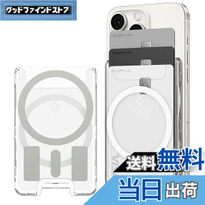 �y���������z[Spigen] MagSafe�J�[�h�P�[�X�y���ʃ}�O�l�b�g�ŃX�}�[�g�Ȋ��p�z iPhone 17e iPhone 17/16/15/14/13/12�V���[�Y �N���A �����J�[�h�P�[�X ���͂Ȏ��� �E���g���E�n�C�u���b�h�E�}�O�t�B�b