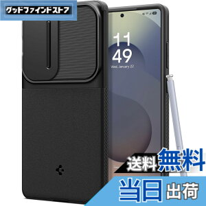 �y���������zSpigen Galaxy S25 Ultra �P�[�X �J�����J�o�[ �����Y�ی� �}�b�g �ϏՌ� �ČRMIL�K�i �I�v�e�B�b�N�E�A�[�}�[ ACS08969 (�u���b�N)
