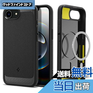 �y���������zSpigen �y�n��19�N�̋Z�p�́z iPhone 17e / 16e �P�[�X MagSafe �}�O�l�b�g���� �X�g���b�v�z�[�� �}�b�g �ϏՌ� �ČRMIL�K�i ���M�b�h�E�A�[�}�[�E�}�O�t�B�b�g ACS09152 (�}�b�g�E�u���b�N