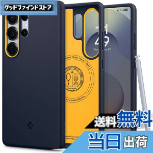 �y���������zSpigen Galaxy S25 Ultra �P�[�X Magfit�Ή� �ϋv�� �\�t�g �ق��肪�t���ɂ����f�� �c�[�g���J���[ �i�m�|�b�v�E�}�O�t�B�b�g ACS09056 (�u���[�x���[�E�l�C�r�[)