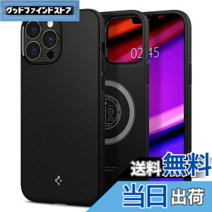 �y���������zSpigen iPhone 13 Pro Max �P�[�X Magsafe�Ή� �}�O�l�b�g���� TPU ���C�����X�[�d�Ή� �ČRMIL�K�i�擾 �ϏՌ� ���菝�h�~ �}�O�E�A�[�}�[ ACS03226 (�}�b�g�E�u���b�N)