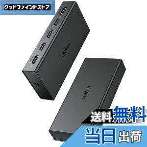 �y���������zUGREEN HDMI ���z�� 1����4�o�� 4K@60Hz HDMI �X�v���b�^�[ �����ؑ� 4��ʓ����o�� HDMI1.4 PC HDTV DVD Xbox PS5/PS4/PS3/Switch�Ή�