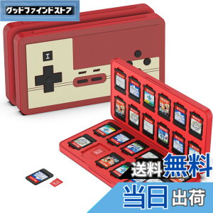 �y���������zGeeRic 24�� �Q�[���J�[�h ���[�{�b�N�X �X�C�b�` �Ή� �\�t�g�P�[�X 24��Micro SD �������[�J�[�h ���[�� Switch/Switch Lite/Switch OLED ���f���Ή� �R���p�N�g ���^ �y�� �h�o �����^ ����