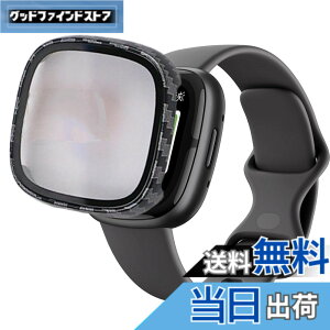 �y���������zAIYYXX For Fitbit sense2 /Fitbit versa4 �J�o�[ 3D���p�G�b�W �����^ PC+�K���X�f�� ��̌^ Fitbit sense2 /Fitbit versa4 �P�[�X �Ή� �����[�d�\ �[�d�⏕��t�� �����ߗ� �L�Y�h�~ �w �F�F�J�[