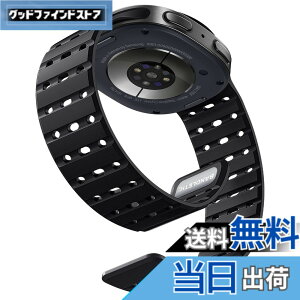 �y���������z[Bandletic] Galaxy watch 8 �o���h - �}�O�l�b�g�� �V���R���o���h Watch 8 44mm 40mm/ Watch 8 Classic 46mm �ɑΉ� N52���� �ʋC�� �ϊ� �h�� �y�� �j�����p �����p�o���h �F�F�u���b�N