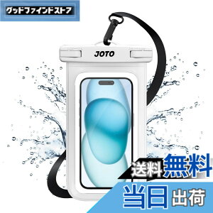 �y���������zJOTO �h���P�[�X 2���Z�b�g �X�}�z�p IPX8�F��iPhone16/15/14/13/12 Pro Max Galaxy S24/S23 Ultra Pixel 8 Pro �Ή� 7�C���`�܂� �w��F�ؑΉ� ���C �C �v�[�� �ނ� �A�E�g�h�A ��|���� -�u���b�N �F
