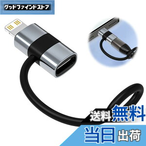 �y���������zlightning usb-c �ϊ��A�_�v�^ typec lightning �ϊ� 2���� ���@��Ή� USB-C����/iPad/iPhone 60W PD�����[�d �M�ی�݌v �[�d&�����\ �ő�480Mbps�]�����x �A���~����➑� �F�F���C�g�j���O