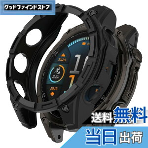 �y���������zHeeNia Garmin �Ή� �P�[�X �V���R���ގ� �ی�P�[�X �J�o�[ �Ռ��z�� ���y�� �_�� �Ռ��h�~ �C�菝�h�~ �ی�J�o�[�p �F�F�u���b�N�A�T�C�Y�FGarmin Fenix 8 47mm
