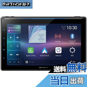 �y���������zPioneer �p�C�I�j�A �f�B�X�v���C�I�[�f�B�I AppleCarPlay AndroidAuto�Ή� Wi-Fi���[�^�[ �Z�b�g �F�F�u���b�N�A�T�C�Y�F10.1�C���`