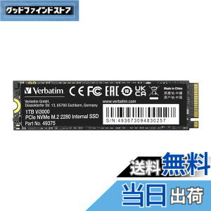 �y���������zVerbatim �o�[�x�C�^�� ����SSD �T�C�Y�F1TB