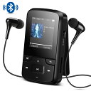 AGPTEK 音楽プレーヤー ミュージック プレーヤー Bluetooth搭載 クリップ ミニ MP3プレーヤー 8GB内蔵 高音質 FMラジオ/録音 イヤホン...