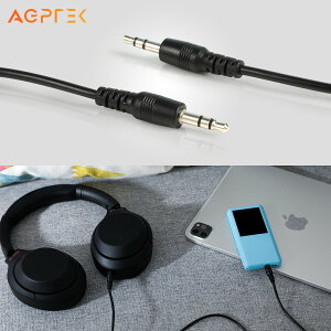 AGPTEK I[fBIP[u (3.5ӃXeI~j) 1m AUDIOP[u AUX XeIP[u 3.5mm IXIX  ϋv PVC ݊ v[[AwbhzAXs[J[AAԁAiPhoneAiPadAiPod