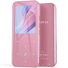 【日本企画品・楽天1位】 AGPTEK mp3プレーヤー Bluetooth5.3 音楽プレーヤー 【スマホ転送可能 スピーカー付】 32GB デジタルオーディオプレーヤー ウォークマン ダイレクト録音 光るタッチボタン バッテリ長持ち HIFI音質 FMラジオ 父の日 母の日 誕生日 プレゼント ギフト