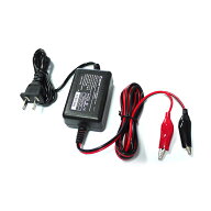 GOODGOODS 12Vバッテリー専用充電器 最大DC13.8V 1A バイク バッテリー充電器 オートバイ 電動自動車用 …