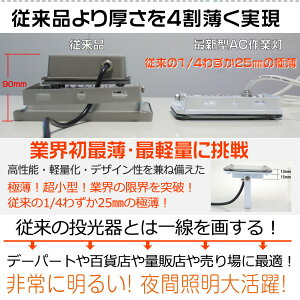 超薄型投光器LEDサーチライトLED作業灯スポットライト